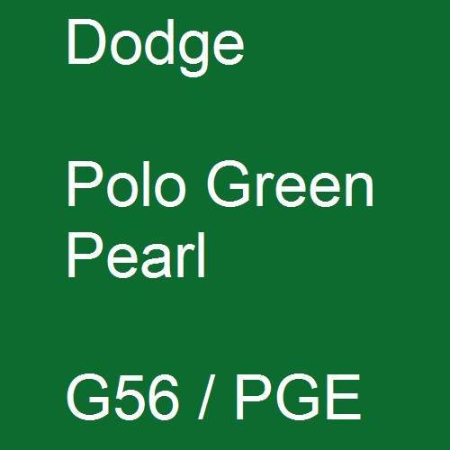 Dodge, Polo Green Pearl, G56 / PGE.